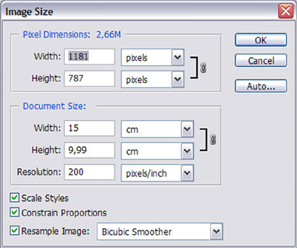 Μέγεθος εικόνας